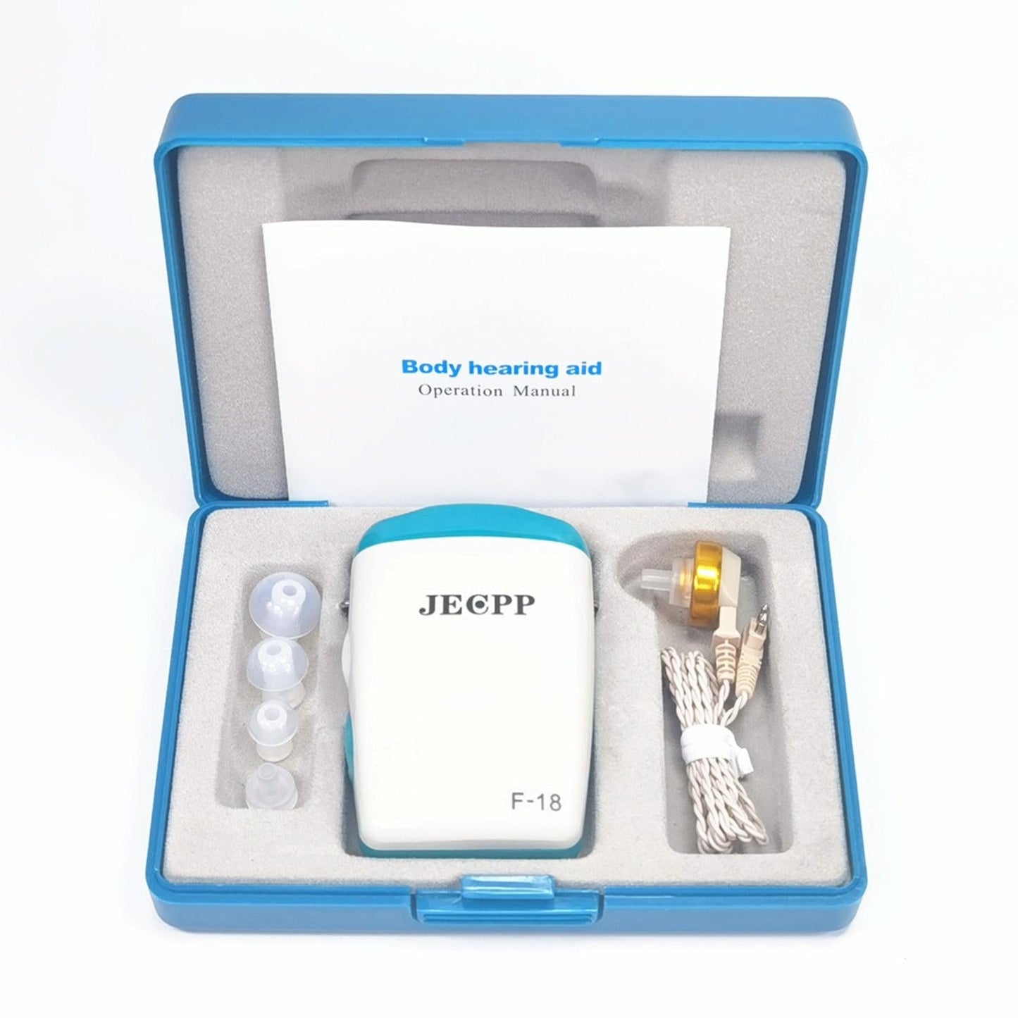 Dc1.5V In Ear Hearing Aid Sound Amplifier White