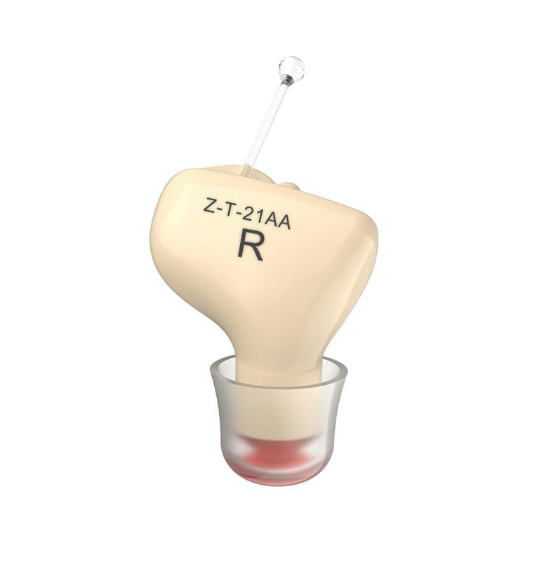 In Ear Hearing Aid For Elderly & Hearing Impaired - Red Right Ear