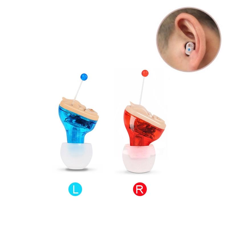 Smart Digital Hearing Aid Noise Reduction - Red