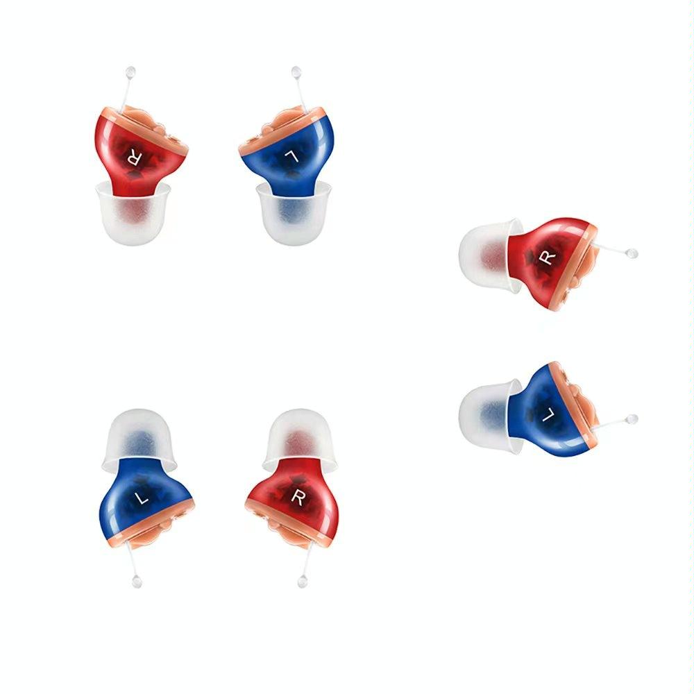 Digital Noise Canceling Hearing Aid Left Ear - Right Ear Black