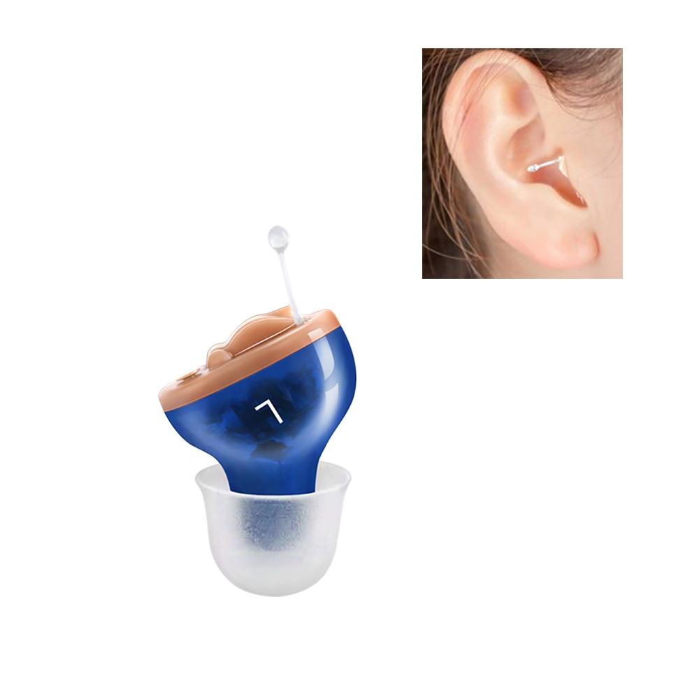 Digital Noise Canceling Hearing Aid Left Ear - Right Ear Red