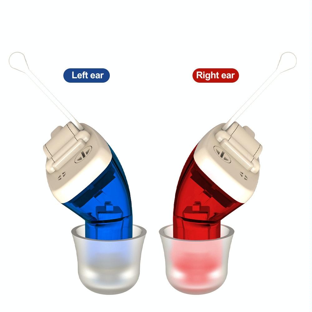 In Ear Hearing Aid For Elderly & Hearing Impaired - Skin Colour Right Ear