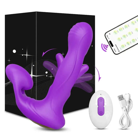 App Controlled Vagina Vibrator for Women Stimulator Masturbation Toy - Purple