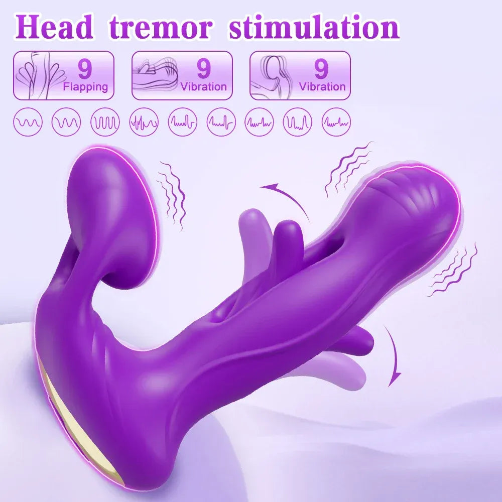 App Controlled Vagina Vibrator for Women Stimulator Masturbation Toy - Black