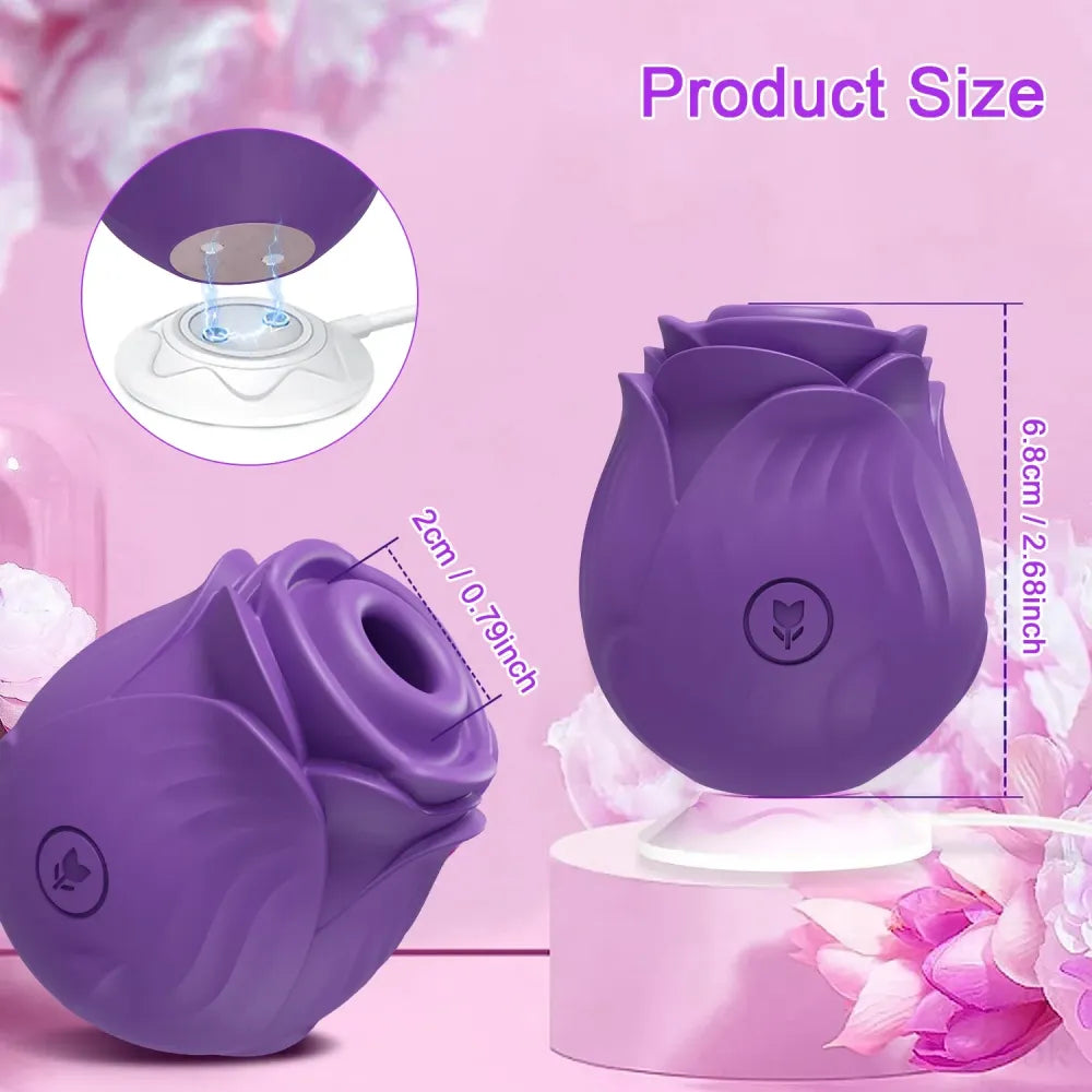 Clit Sucker Vibrator for Women Nipple Clit Stimulation Toy 18 - Gm31 Purple