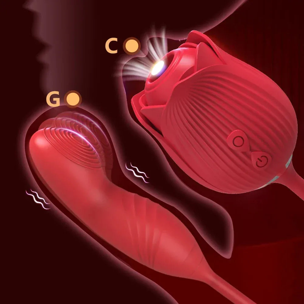 Clit Sucker Vibrator for Women G Spot Stimulation Nipple Play - Green