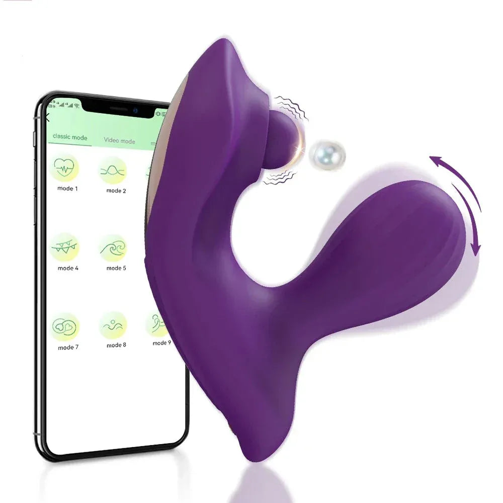 Vibrating Panties for Women G Spot Stimulation Masturbation Toy for Couples - Purple