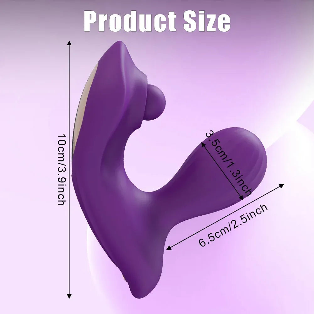 Vibrating Panties for Women G Spot Stimulation Masturbation Toy for Couples - Purple