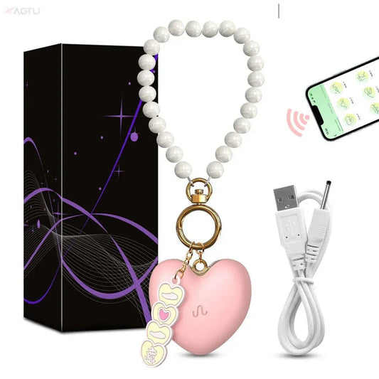 Wireless Stimulator App Controlled Nipple Vibrator for Female Pleasure - Zd098