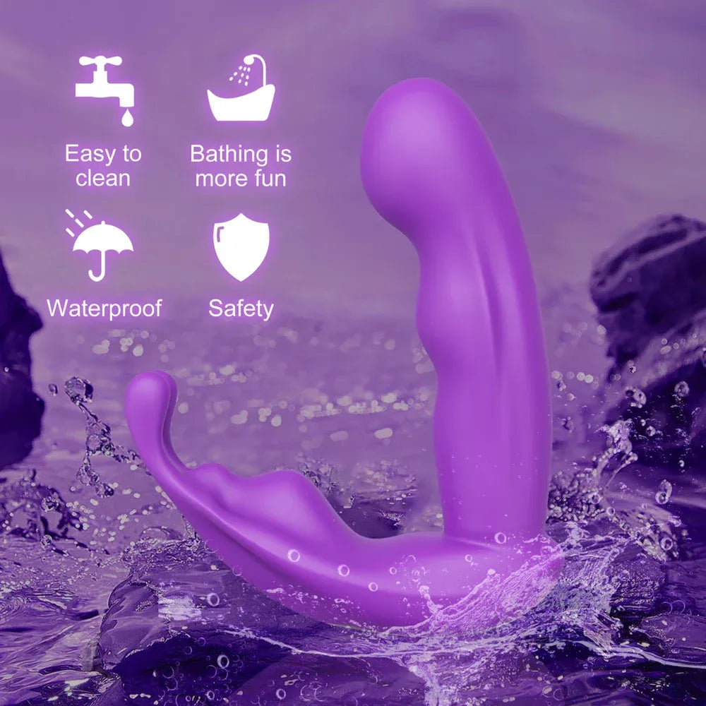 App Controlled Rabbit Vibrator for Women G Spot Stimulation - Red