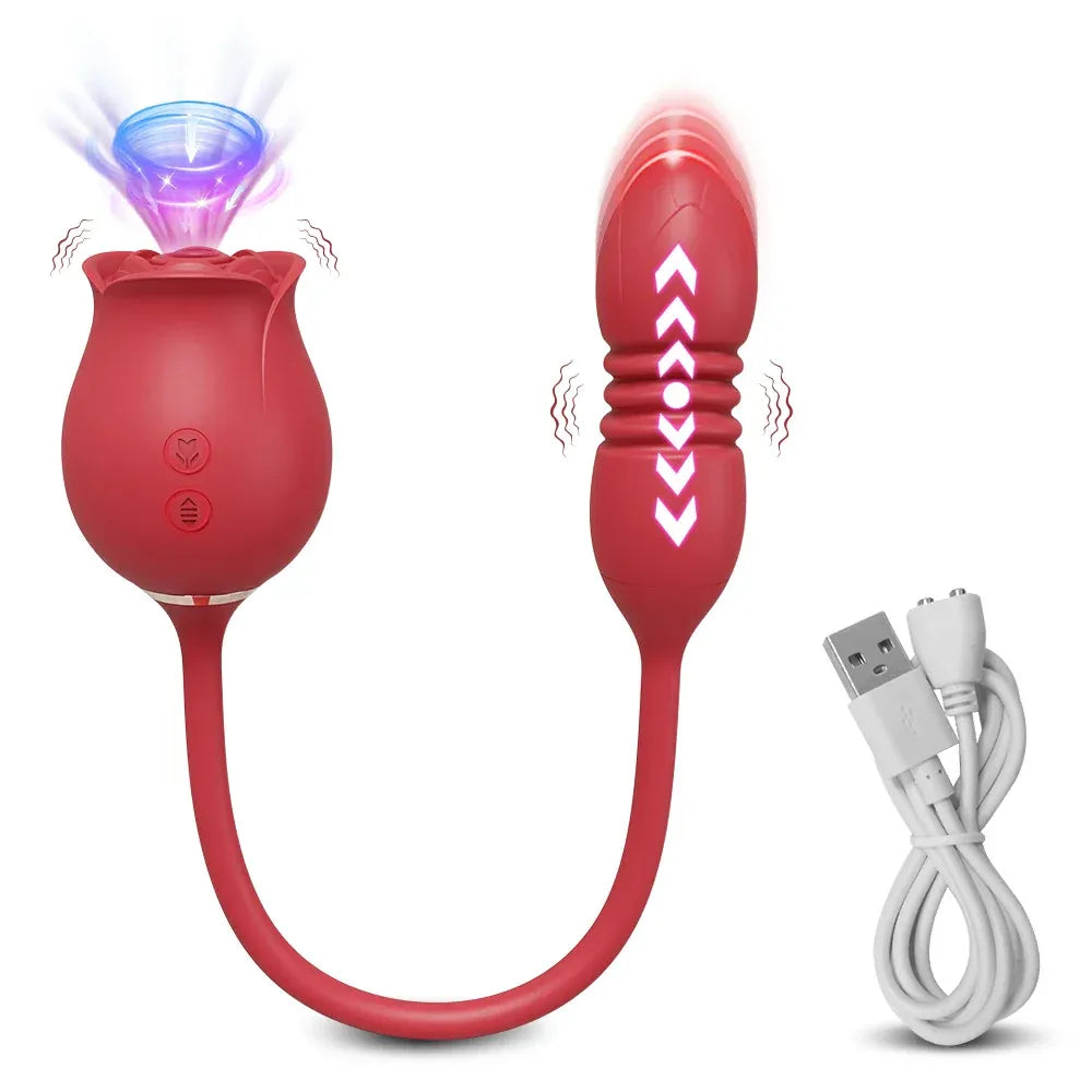 Female Masturbator Clit Sucker Vibrating Egg Nipple Stimulator