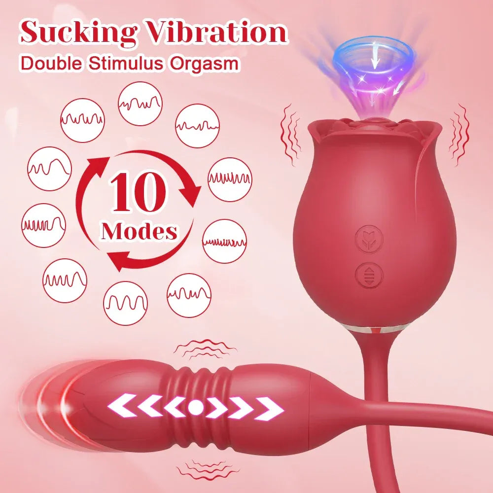 Female Masturbator Clit Sucker Vibrating Egg Nipple Stimulator