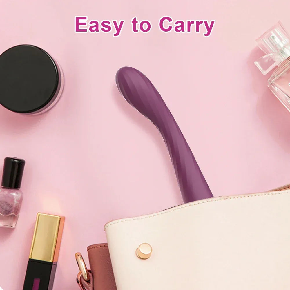 Vagina Vibrator for Women Clit Nipple Stimulator G Spot Pleasure Female Masturbator - Zd061 Purple