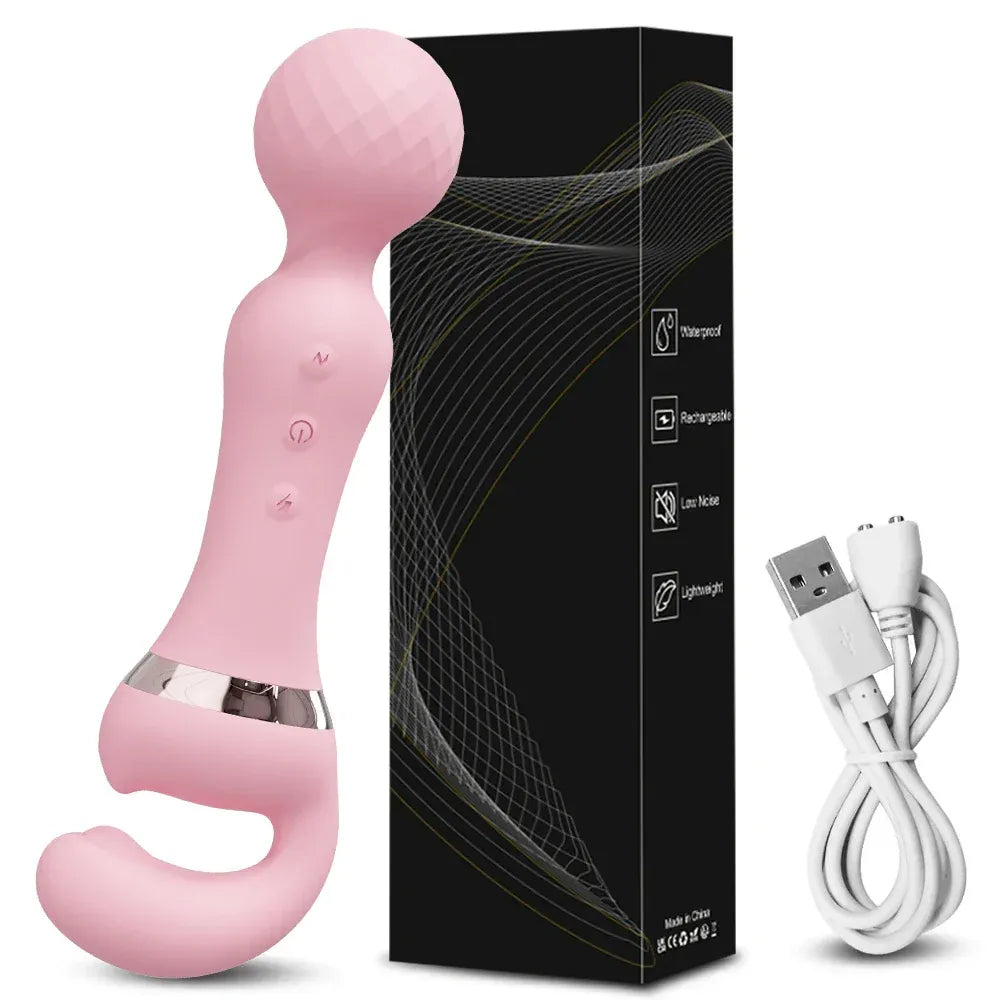 3 In 1 Vagina Vibrator for Women G Spot Nipples Stimulation - Skin