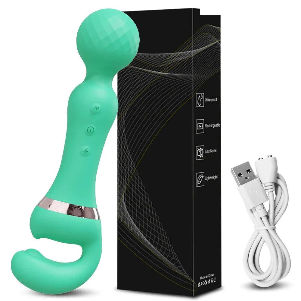 3 In 1 Vagina Vibrator for Women G Spot Nipples Stimulation - Skin