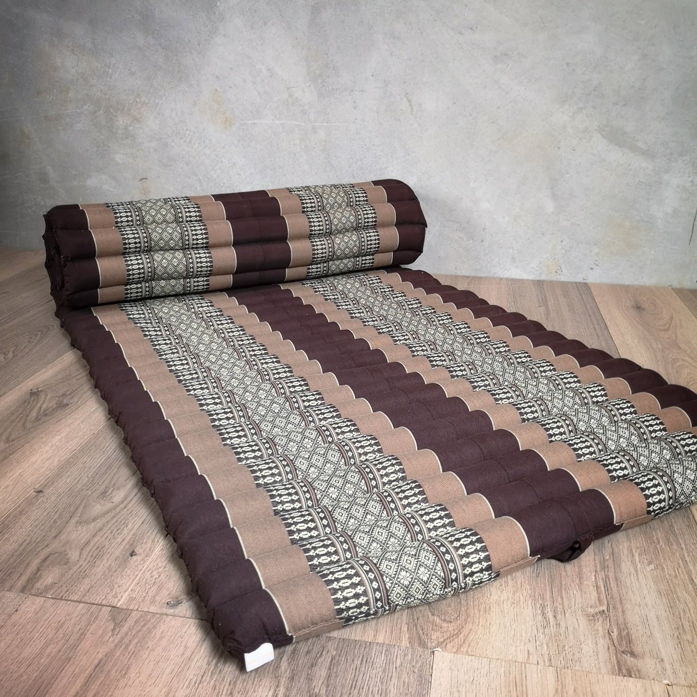 Handmade Thai Kapok Roll Up Mattress – Organic Kapok Sleeping Mat, Yoga Daybed and Floor Futon