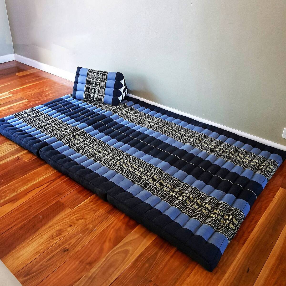 Queen Size Foldable Mattress – 100% Natural Kapok Fibre | Handmade Thai Cotton | Indoor/Outdoor Daybed