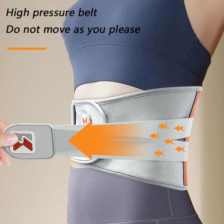 Wireless Heated Waist Massager with Lumbar Support - Smart Back Pain Relief Device