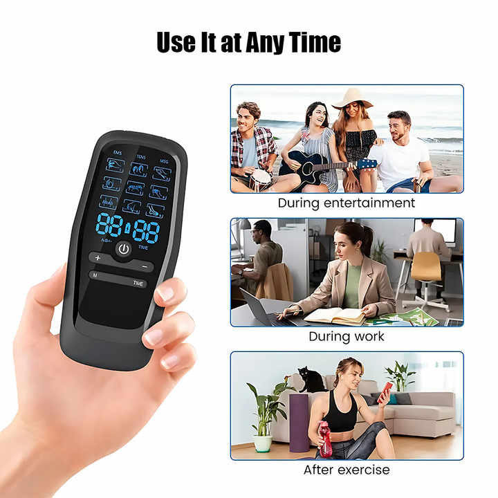 TENS Machine – Pain Relief & Muscle Recovery Device Rechargeable Portable Physio Massager