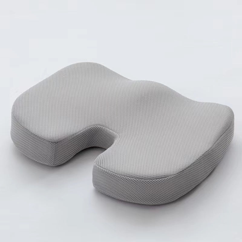 Ergonomic U-Shaped Memory Foam Seat Cushion - Coccyx Relief & Posture Support with Breathable Cover