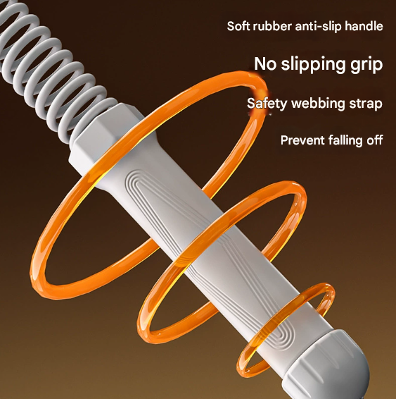 Grey Cordless Battle Rope - Portable Weighted Rope for Home Gym Strength & Cardio