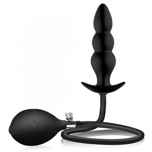 Inflatable Silicone Vaginal & Anal Dilator – Adjustable Pressure Device for Pelvic Floor Therapy & Dilation – Soft Medical-Grade Silicone