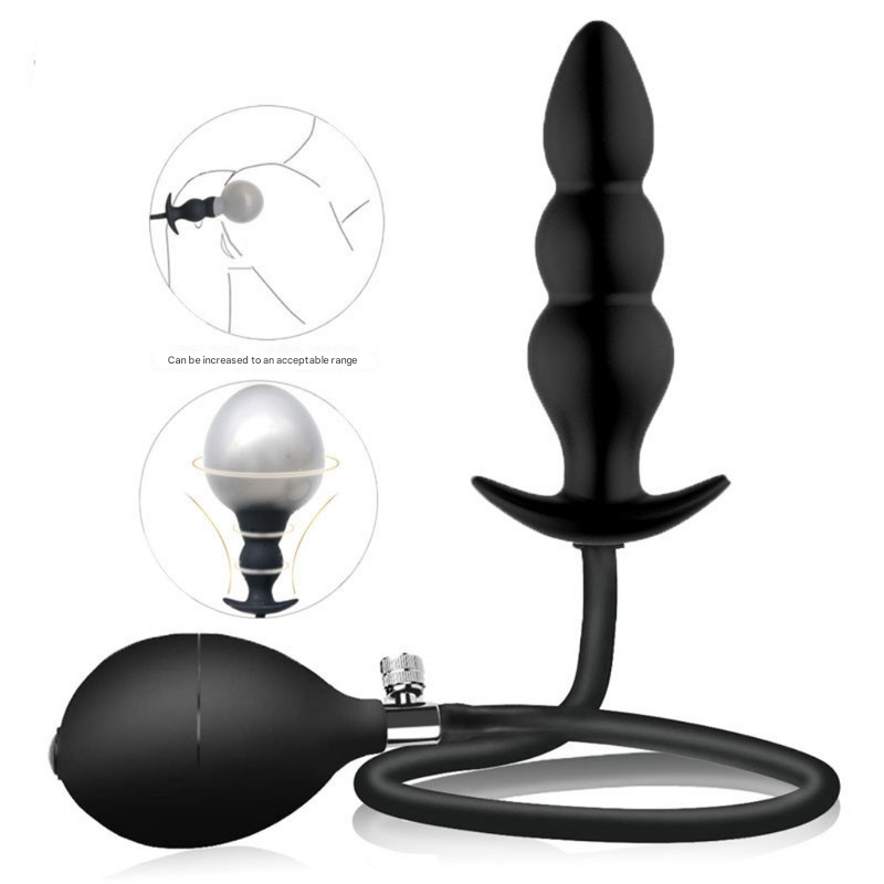 Inflatable Silicone Vaginal & Anal Dilator – Adjustable Pressure Device for Pelvic Floor Therapy & Dilation – Soft Medical-Grade Silicone