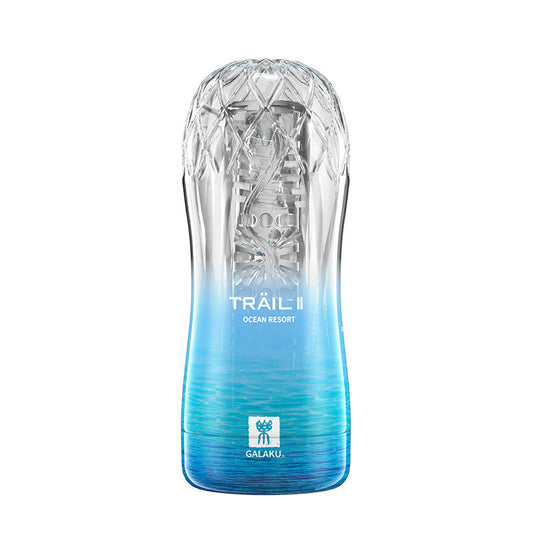 Blue Transparent aircraft cup exercise masturbation toy flirting adult sex toys