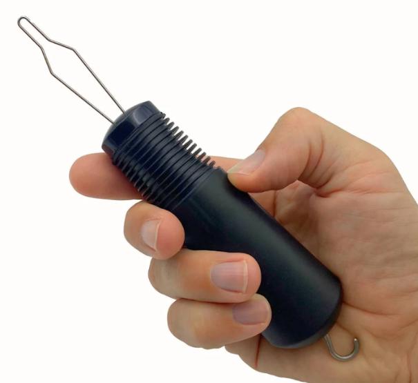 Black Dressing Aid Tool – Button & Zipper Assistant for Elderly and People with Limited Mobility