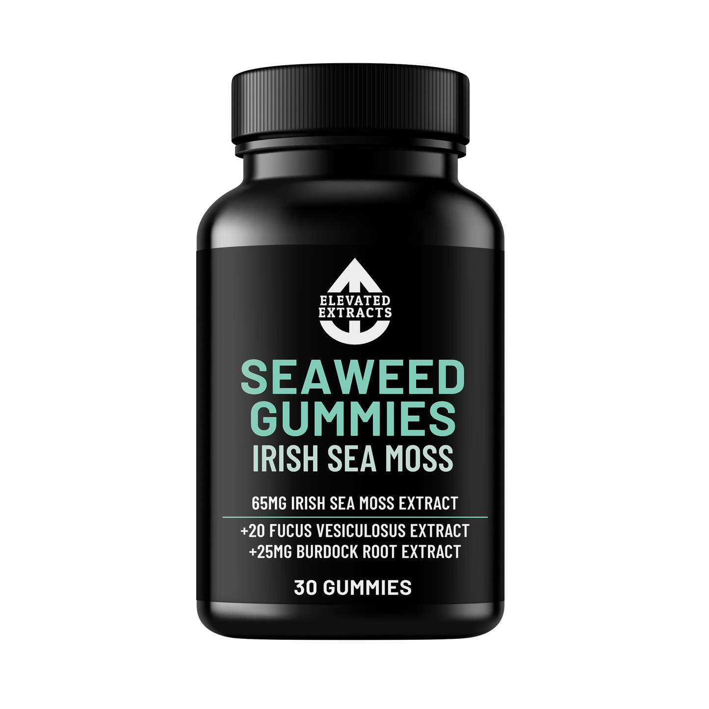 Elevated Extracts Irish Sea Moss Gummies – Skin, Gut & Immune Support | 30 Gummies