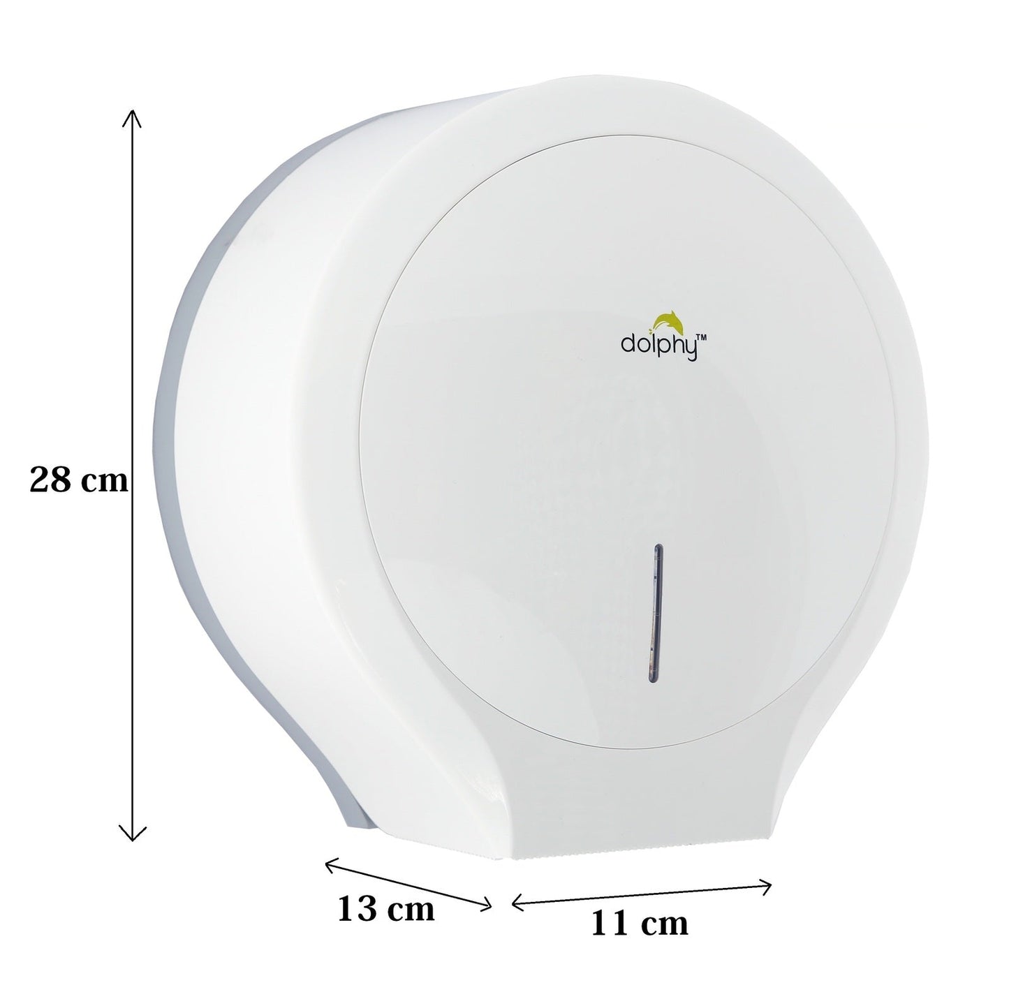 CLASSIC Jumbo Toilet Paper Roll Dispenser - White