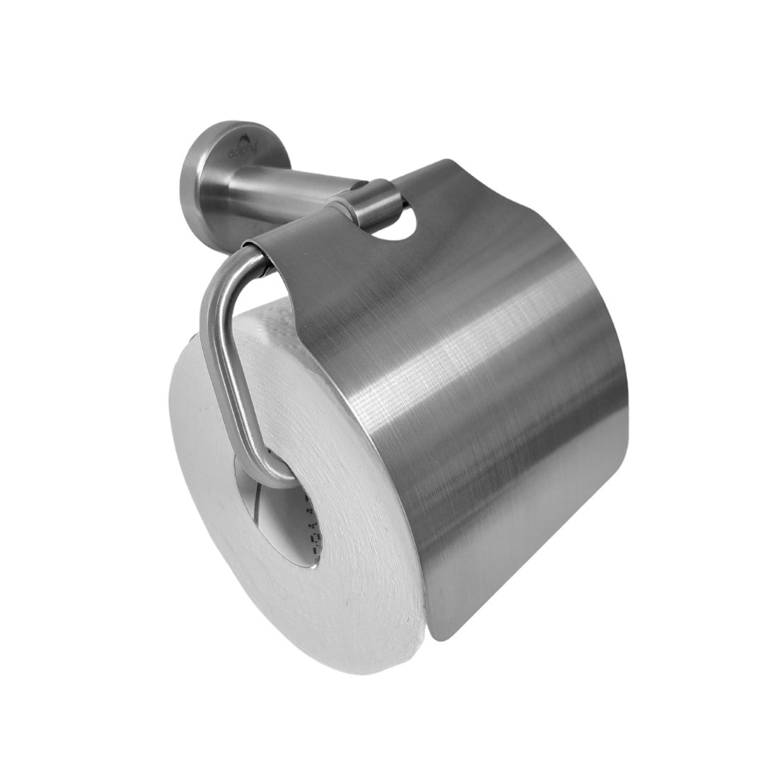 Stainless Steel Toilet Roll Holder with Cover