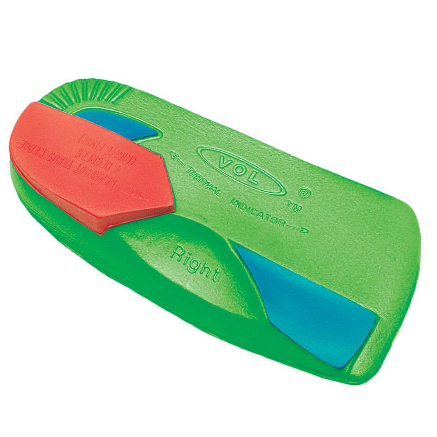 Vasyli Rearfoot Wedges for Orthotics - 2° or 4° Inclination, Firm (Red) Density EVA