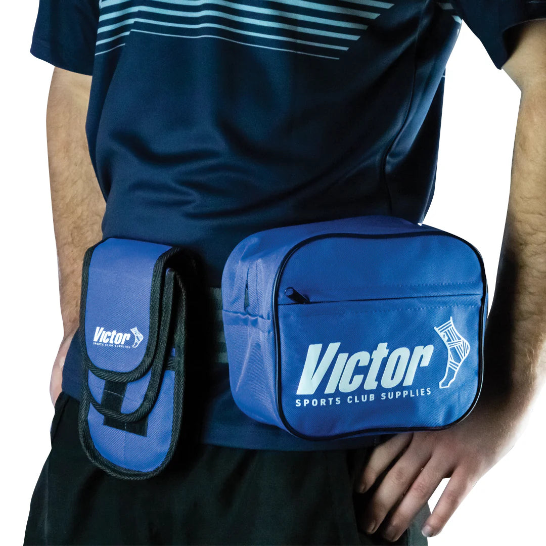 Compact First Aid Kit in Utility Belt (Bum Bag) Portable First Aid Pack for Sports Teams and Schools