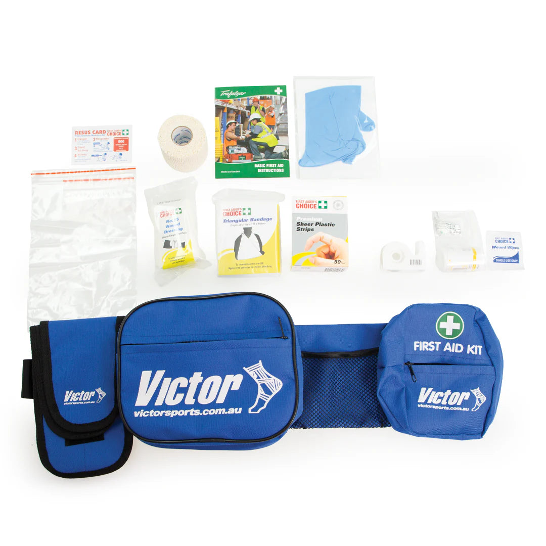 Compact First Aid Kit in Utility Belt (Bum Bag) – Portable First Aid Kit with Buckle Adjustable