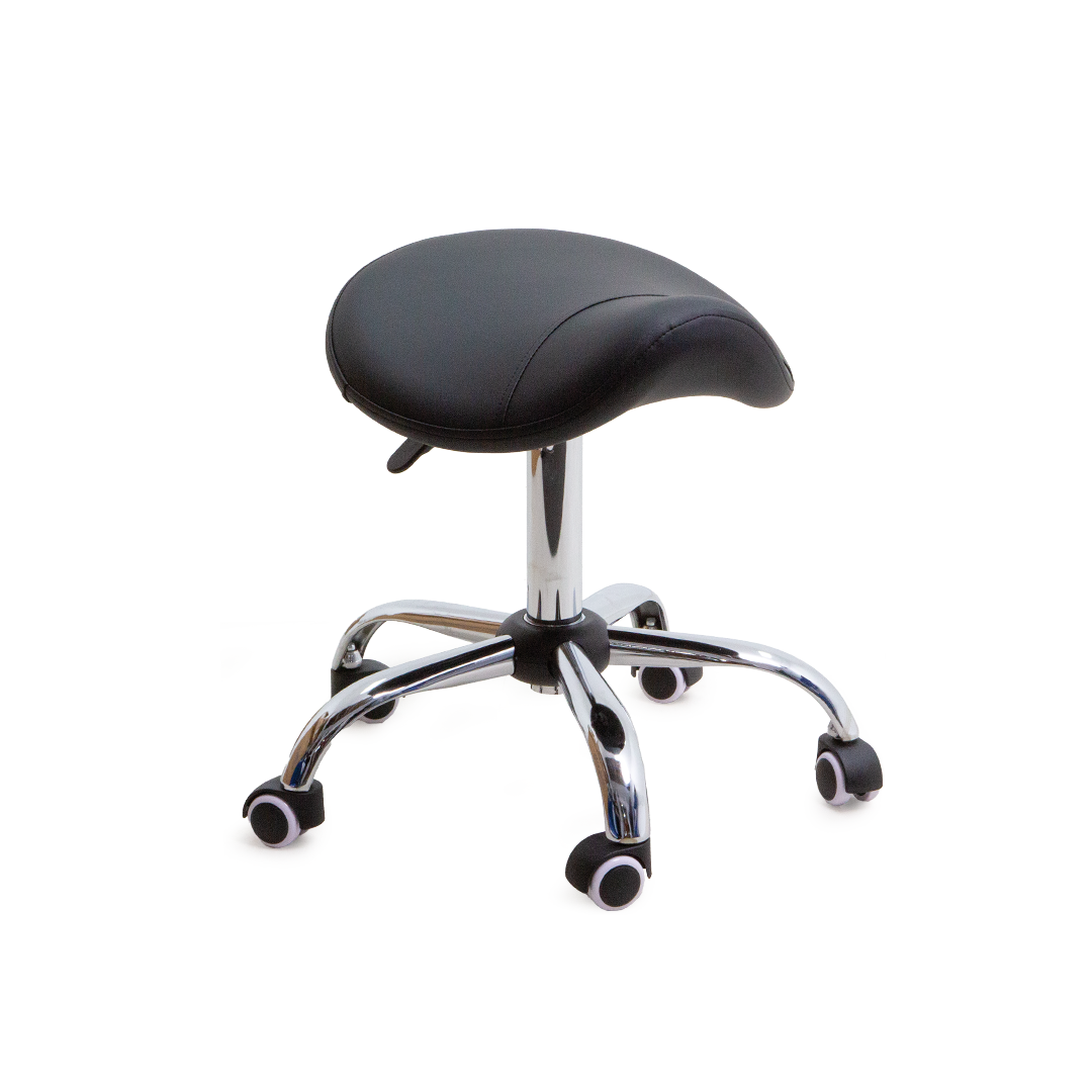 Saddle Stool - Ergonomic Office & Workshop Seating, Durable & Adjustable