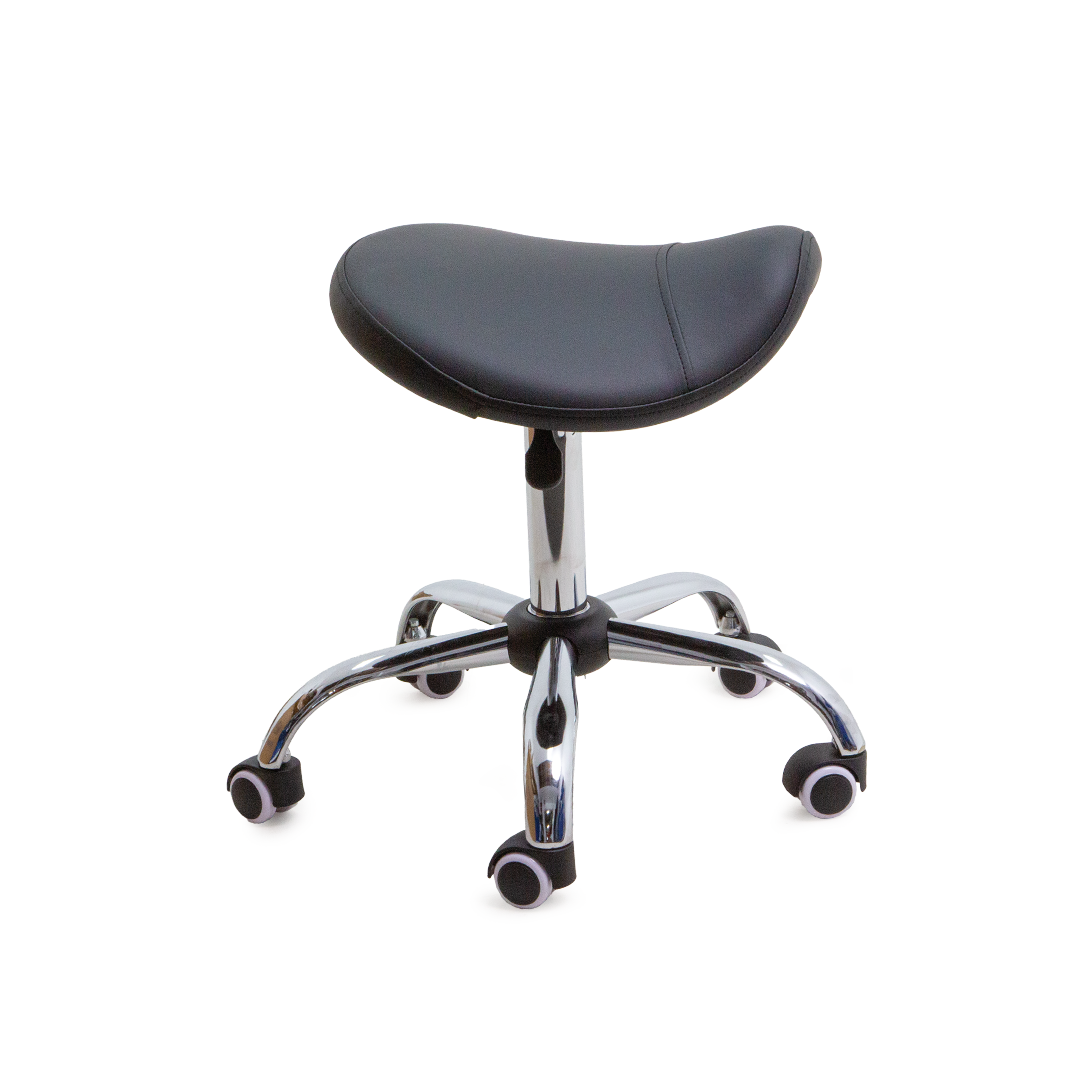 Saddle Stool - Ergonomic Office & Workshop Seating, Durable & Adjustable