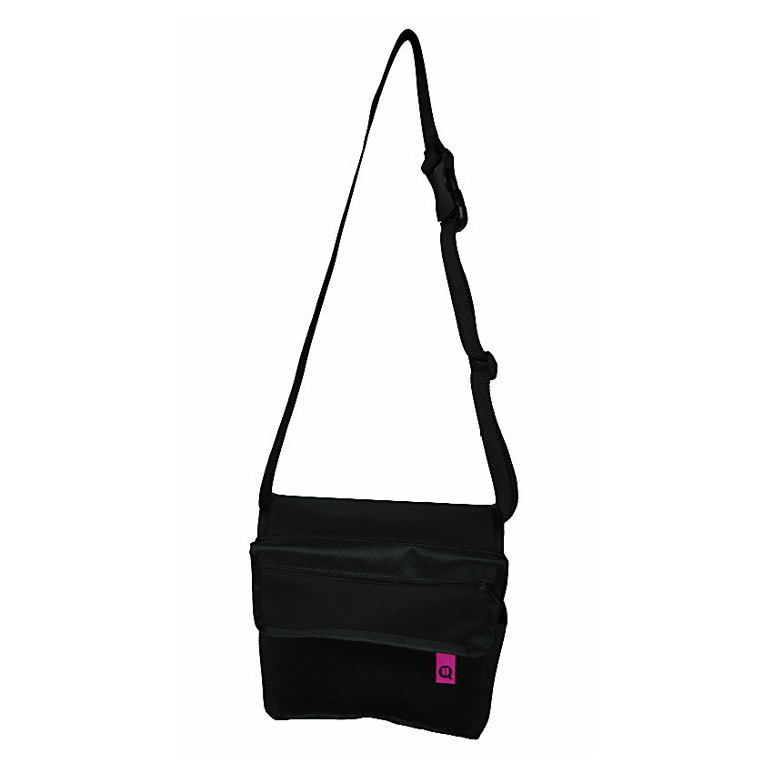 Universal Wheelchair Arm Rest Bag with Shoulder Strap - Durable Nylon with Multiple Pockets, 24cm x 25cm x 8cm