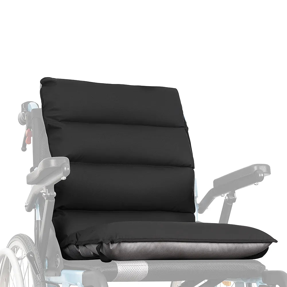 Premium Wheelchair Back and Seat Cushion - Ultimate Comfort and Pressure Relief, 44cm x 98cm, Durable and Easy-to-Clean