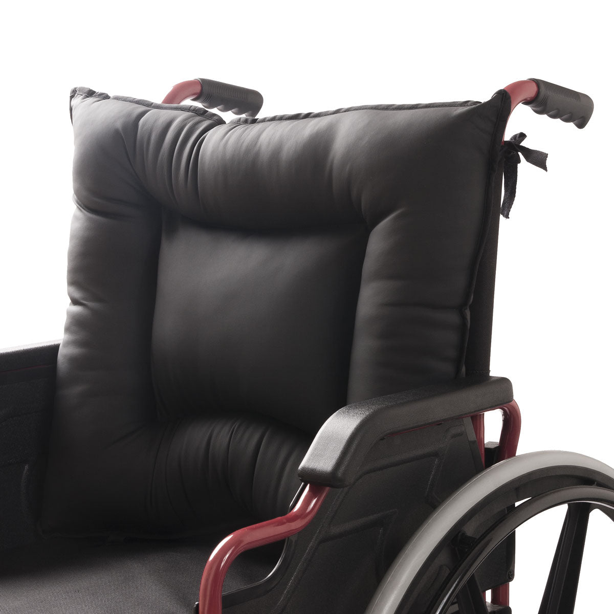 Ergonomic Wheelchair Back Cushion - Pressure Relief & Comfort, 40cm x 42cm x 10cm, Easy Maintenance