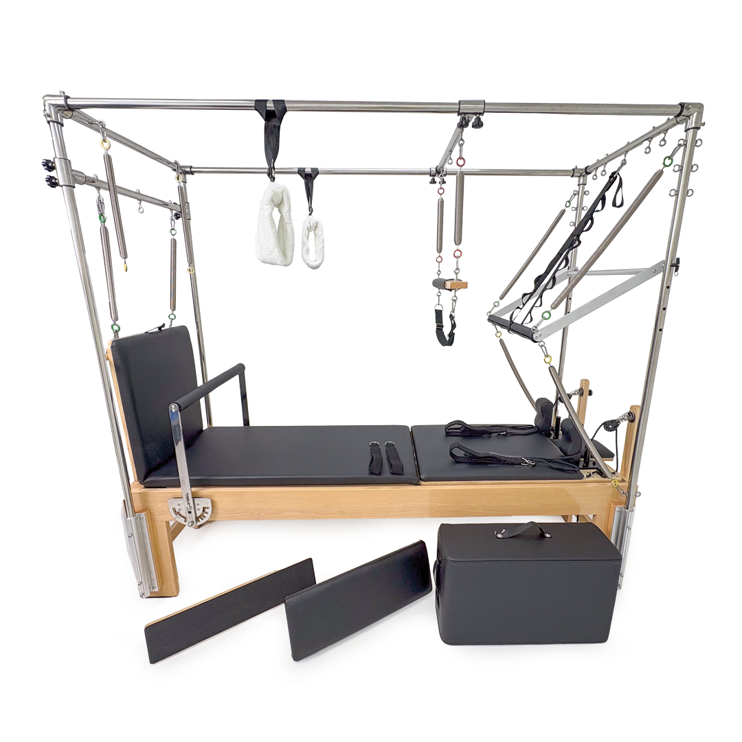 Wooden Cadillac Reformer with Pilates Functionality