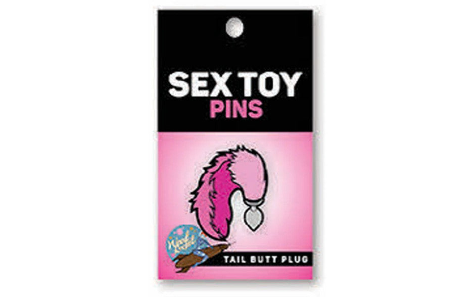 Tail Butt Plug Enamel Pin