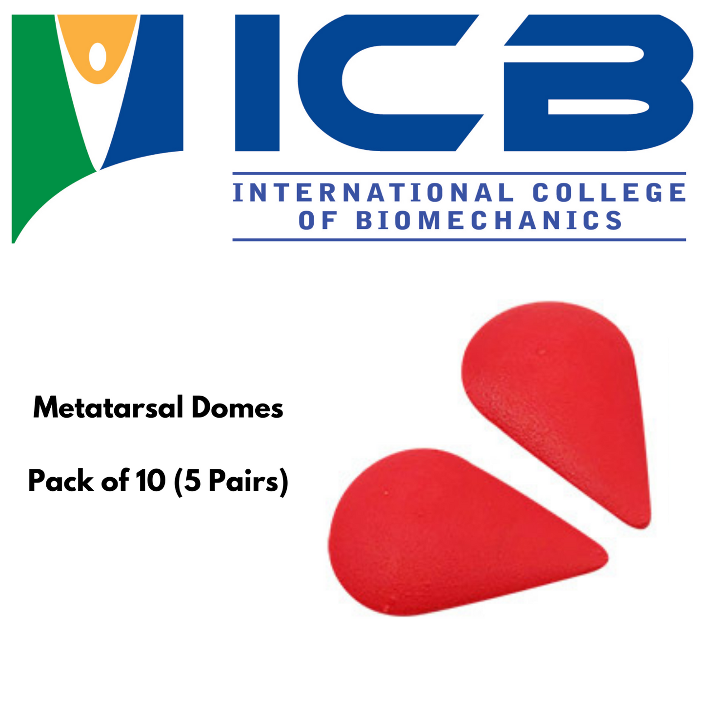 ICB Metatarsal Domes - Pack of 5 Pairs - Mortons Neuroma Treatment