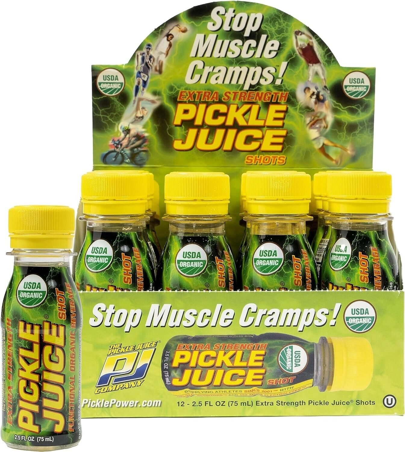 Pickle Juice – Natural Muscle Cramp Relief & Electrolyte Sports Drink