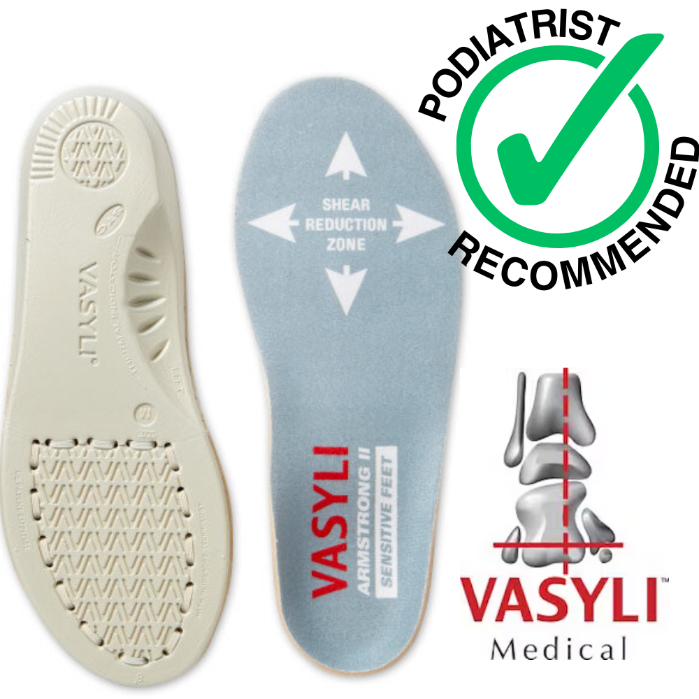 Vasyli Armstrong II Sensitive Feet Orthotics (Diabetes & Arthritis)