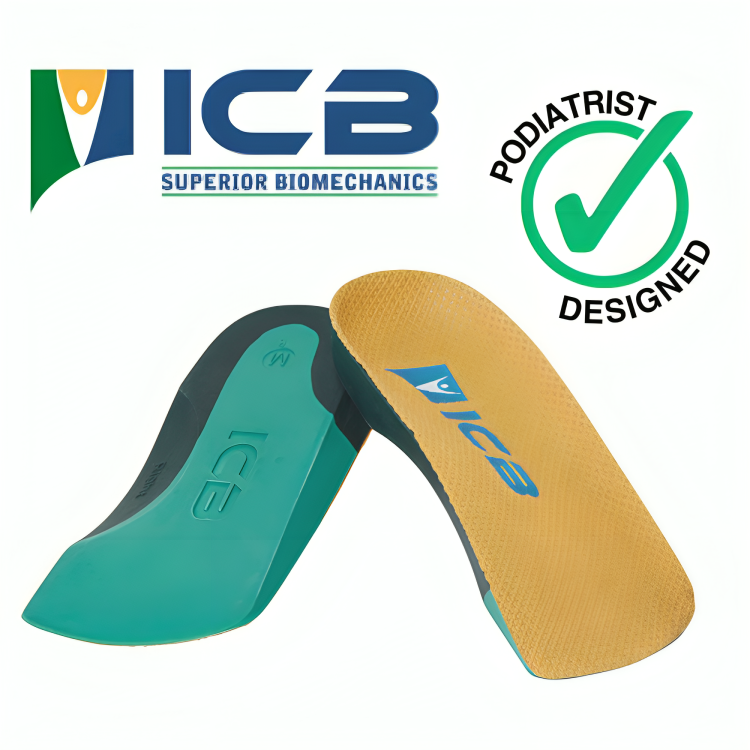 ICB Firm Density 2/3 Length Flat Feet Orthotics