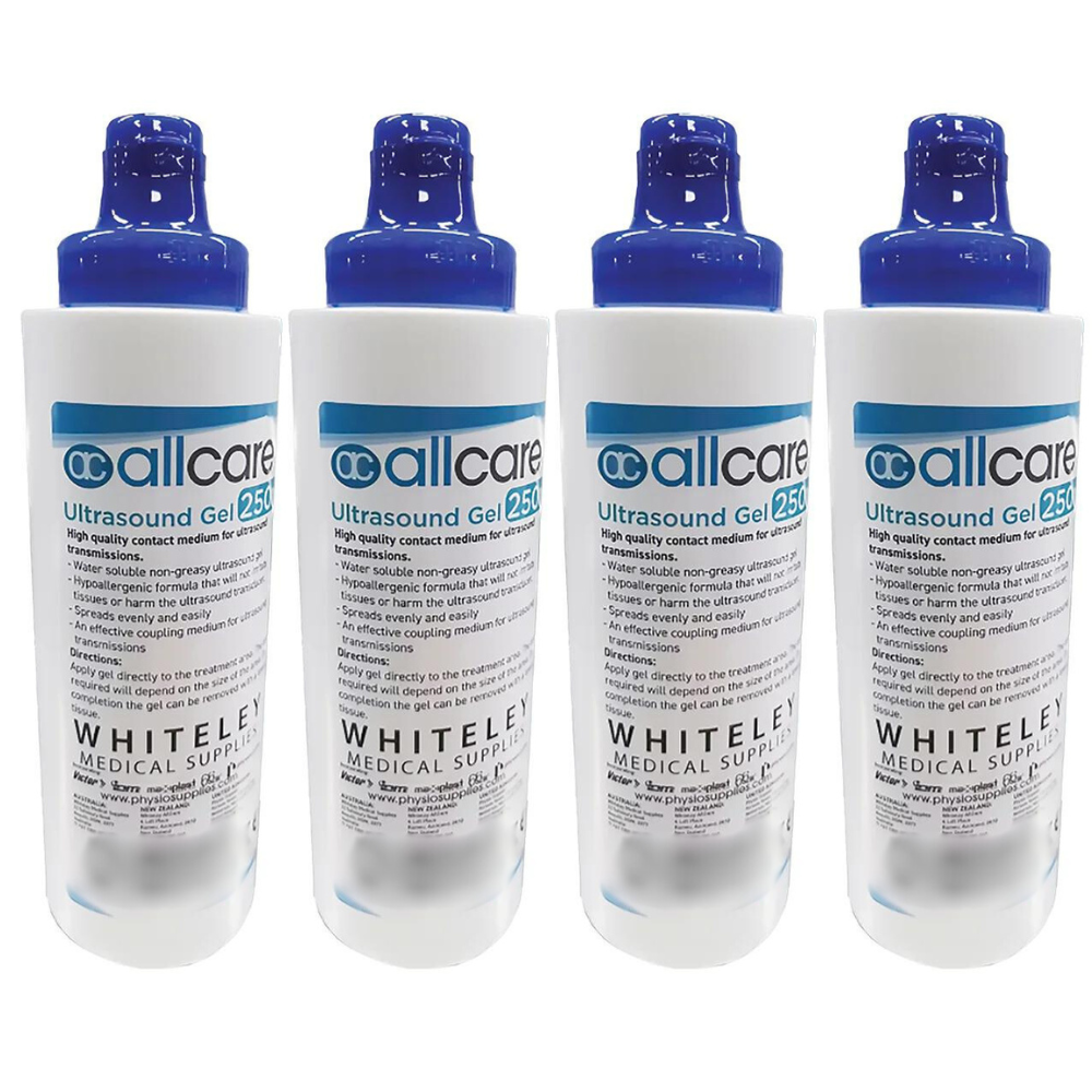 4 x Ultrasound Gel 250mL Conductive Gel Lubricating Tens Machine ECG EEG Transmission