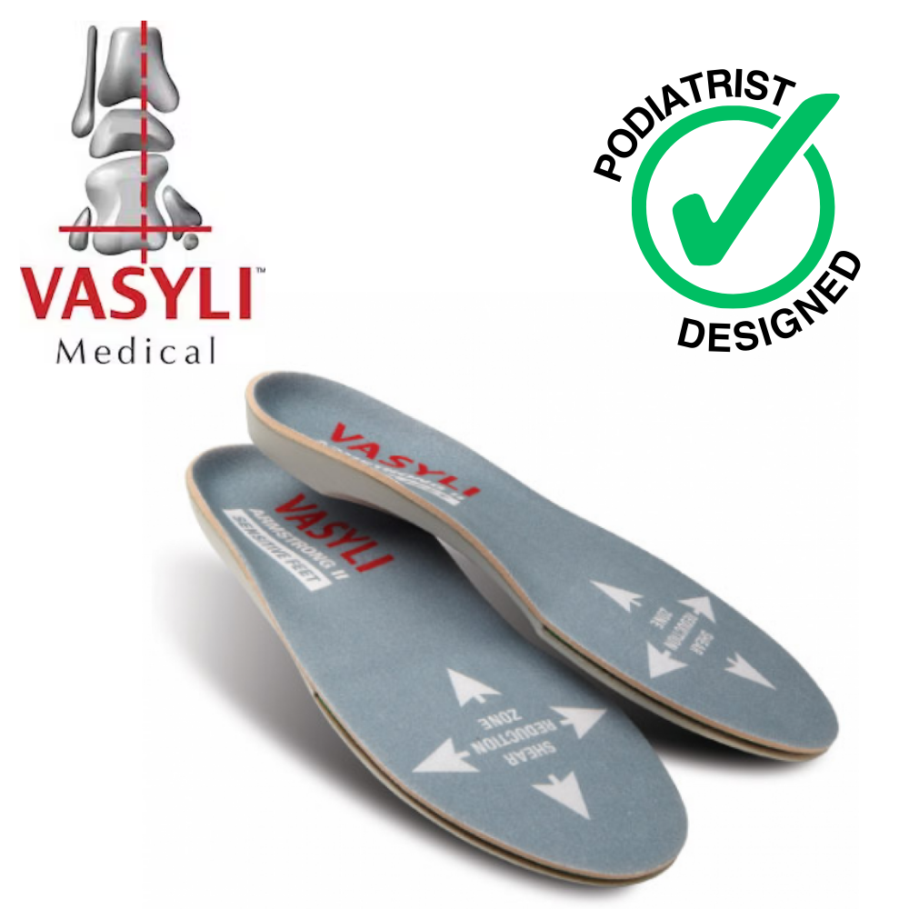 Vasyli Armstrong II Sensitive Feet Orthotics (Diabetes & Arthritis)