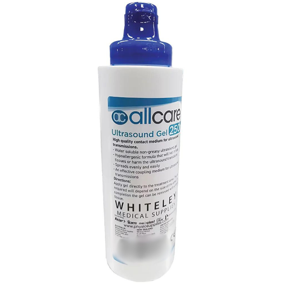 Ultrasound Gel 250mL Conductive Gel Lubricating Hypoallergenic Tens Machine ECG Transmission