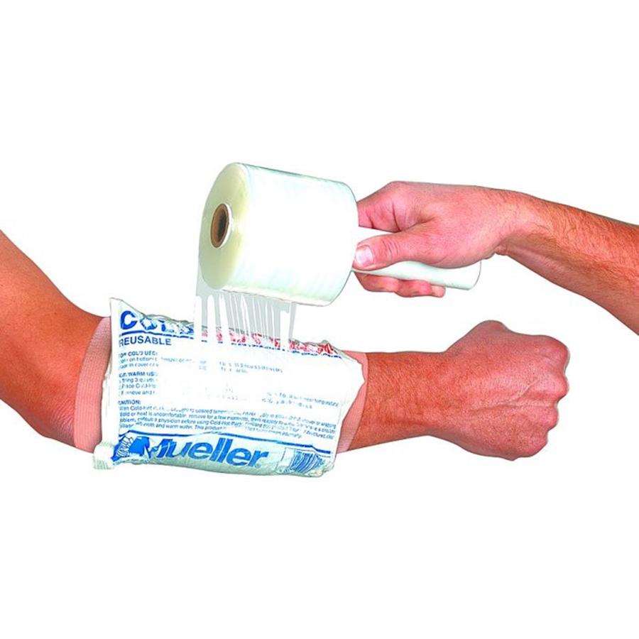 Ez-Wrap Stretch Film with Handle - 6 Pack, Heavy Duty Plastic for Ice